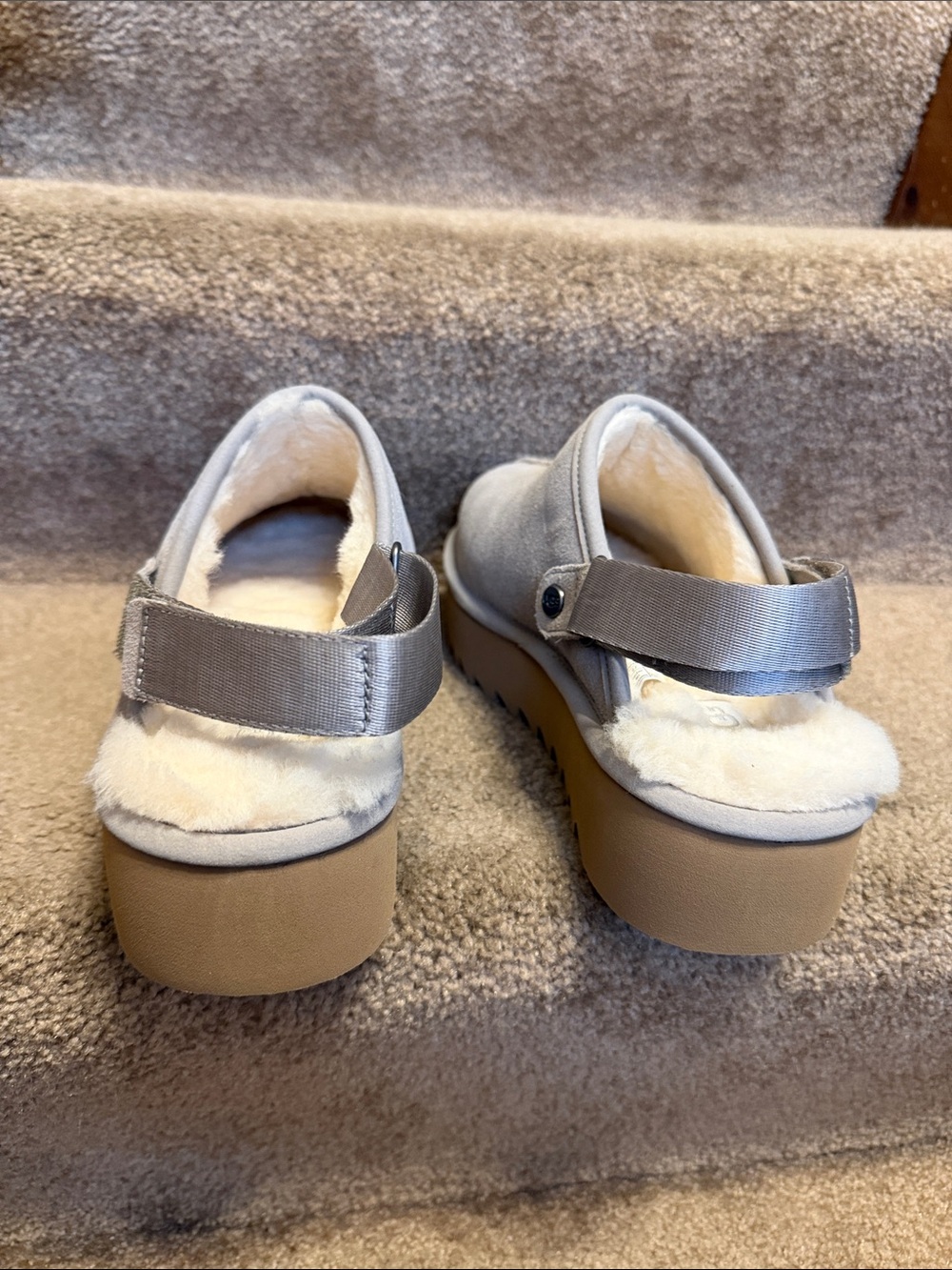 UGG Lanah Clog Platform in Cobble Grey - NEW - Picture 4 of 11